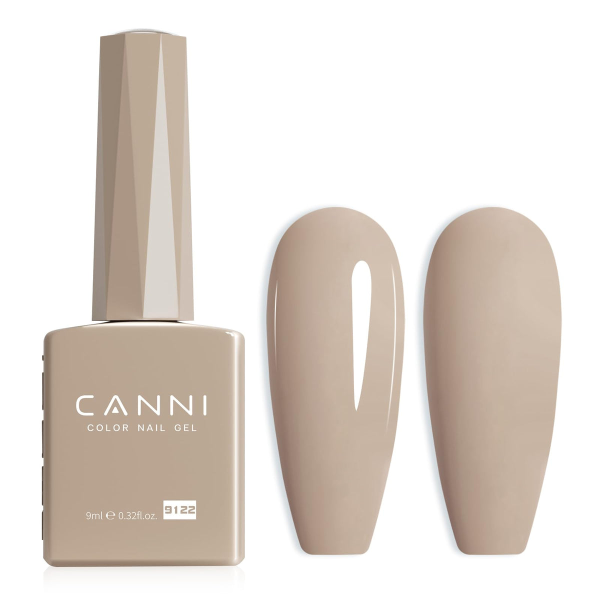 CANNI 9ml Light Yellow Green Gel Nail Polish High Gloss UV LED Soak Off Gel