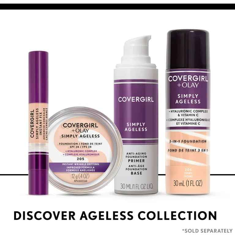 COVERGIRL Simply Ageless 3-in-1 Foundation - 275 Soft Sable