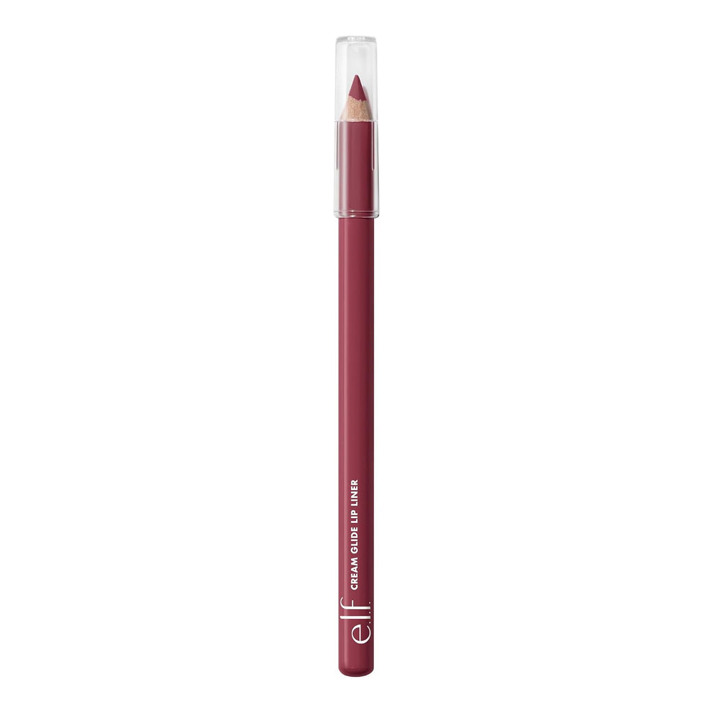 e.l.f. Cream Glide Lip Liner, Highly-Pigmented Pencil For Shaping & Sculpting Lips, Semi-Matte Finish, Vegan & Cruelty-Free