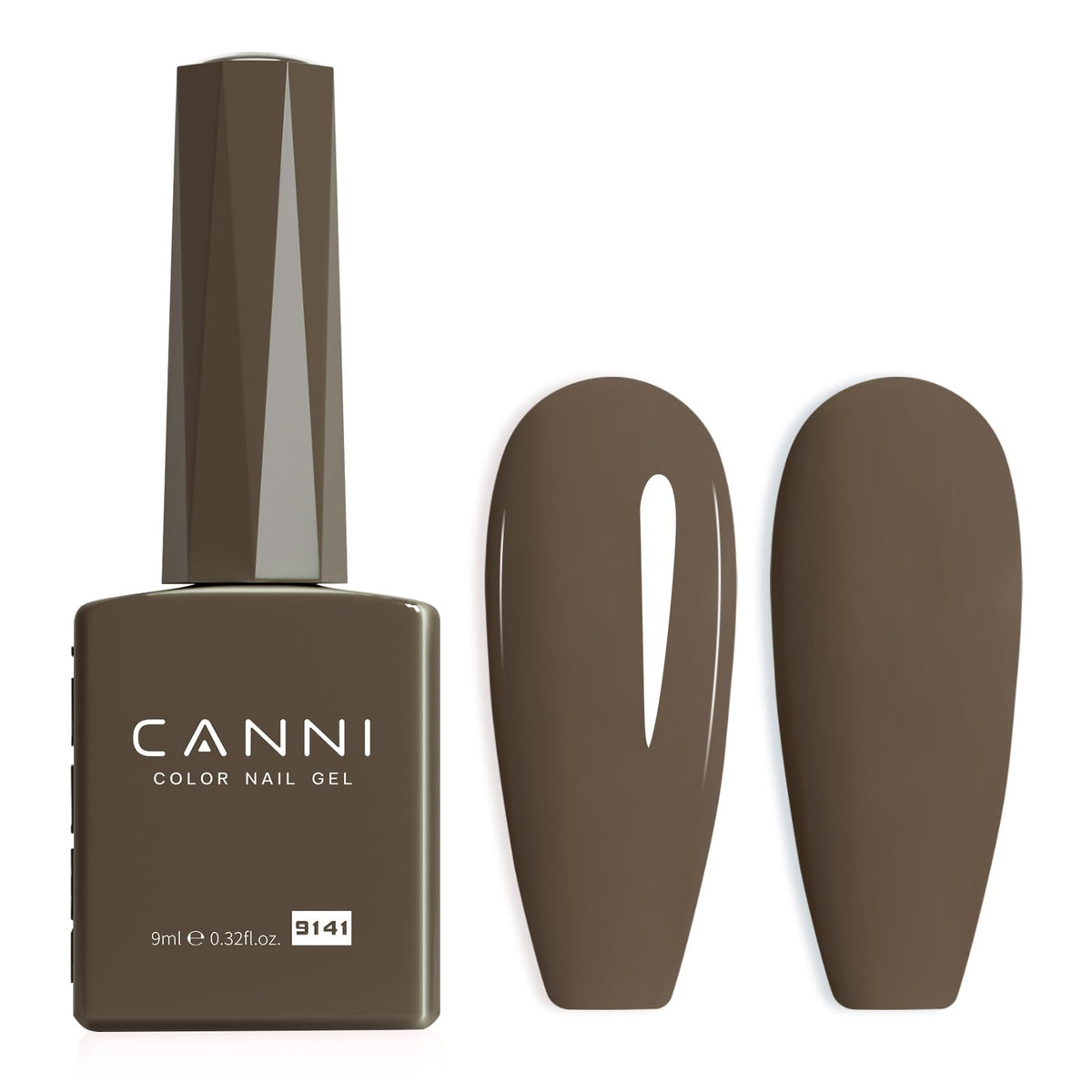 CANNI 9ml Light Yellow Green Gel Nail Polish High Gloss UV LED Soak Off Gel