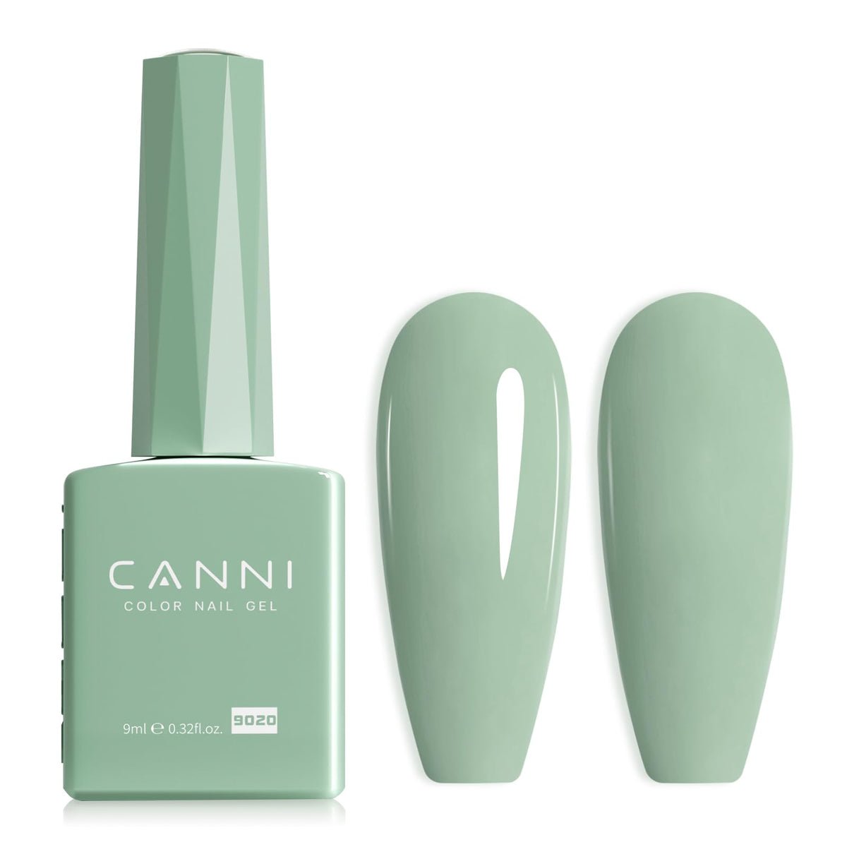 CANNI 9ml Light Yellow Green Gel Nail Polish High Gloss UV LED Soak Off Gel