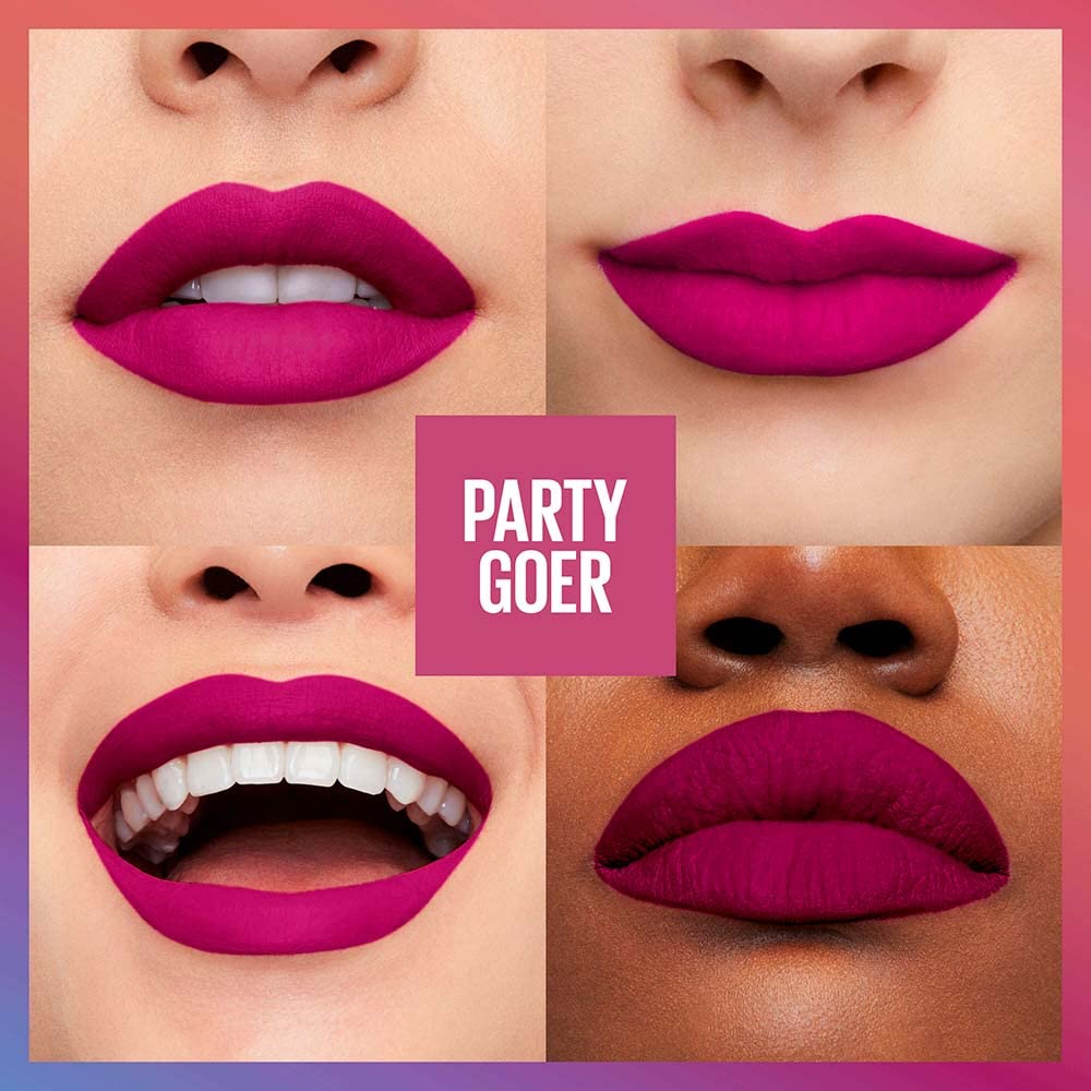 Maybelline Super Stay Matte Ink Liquid Lipstick Makeup, Exhilarator