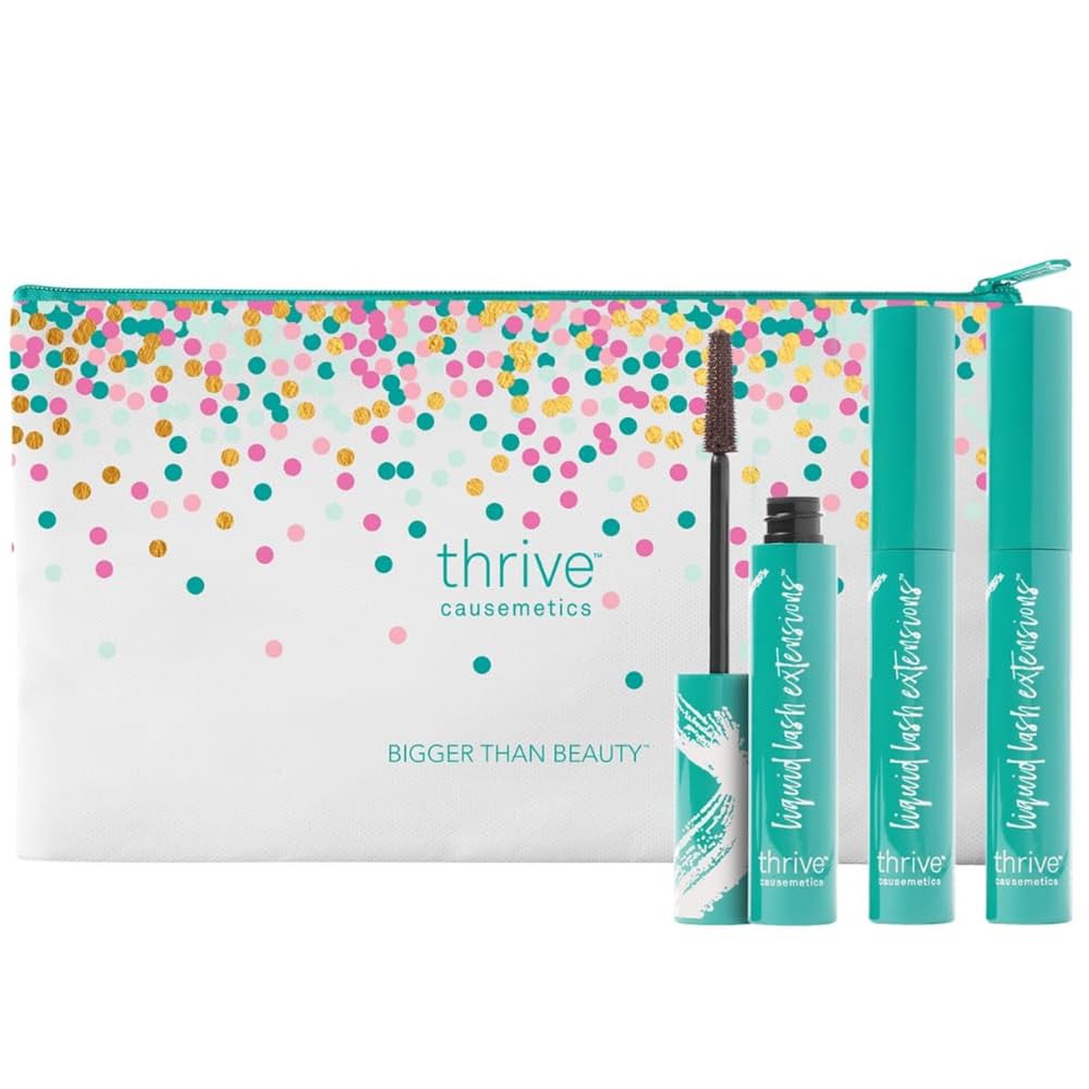 Thrive Causemetics Liquid Lash Extensions Mascara, Brown Black Shade