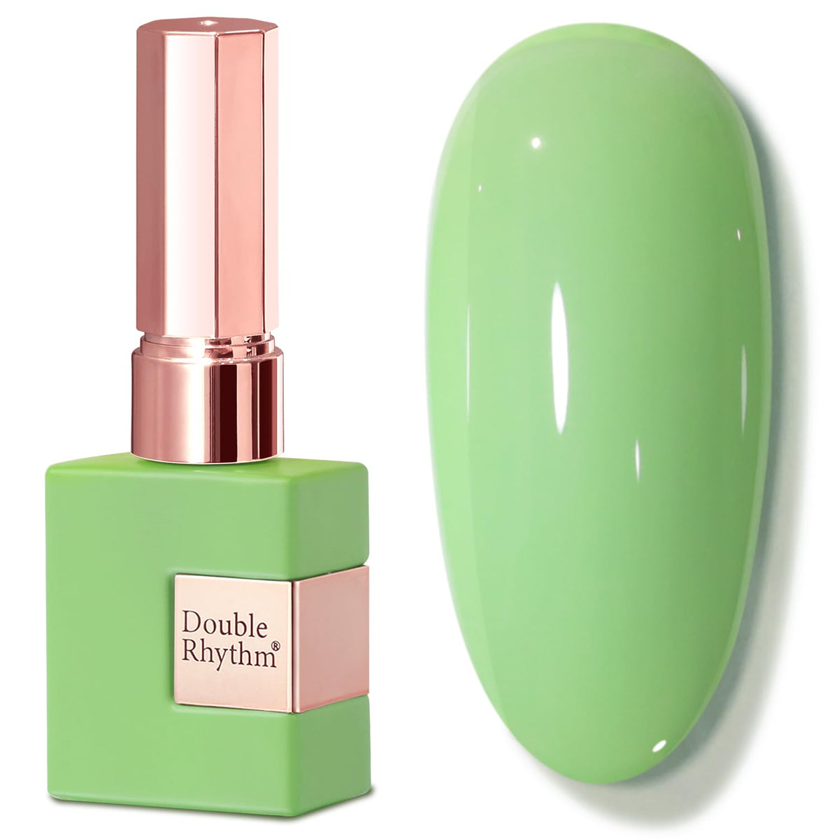 Double Rhythm 15ML Gel Nail Polish Pure Sheer Same Color Same Bottle Gel Polish Art Manicure Salon DIY at Home for Women (Milky White-A1075)