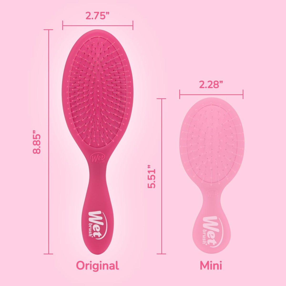 Wet Brush Original Detangler Hair Brush, Sky, For All Hair Textures