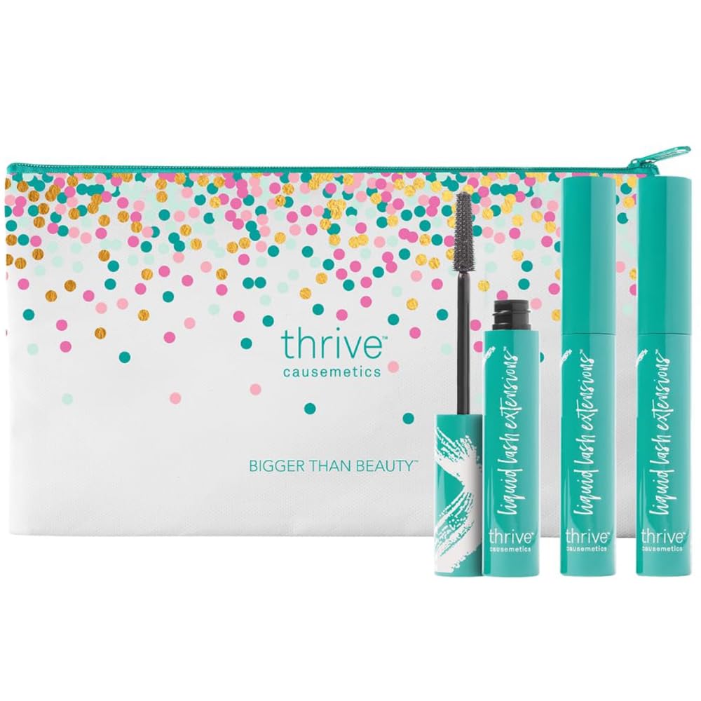 Thrive Causemetics Liquid Lash Extensions Mascara, Brown Black Shade