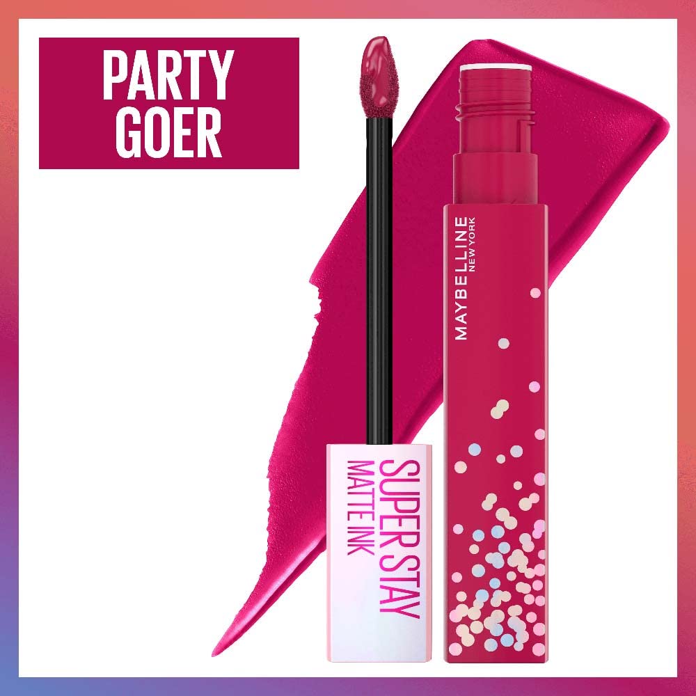 Maybelline Super Stay Matte Ink Liquid Lipstick Makeup, Exhilarator