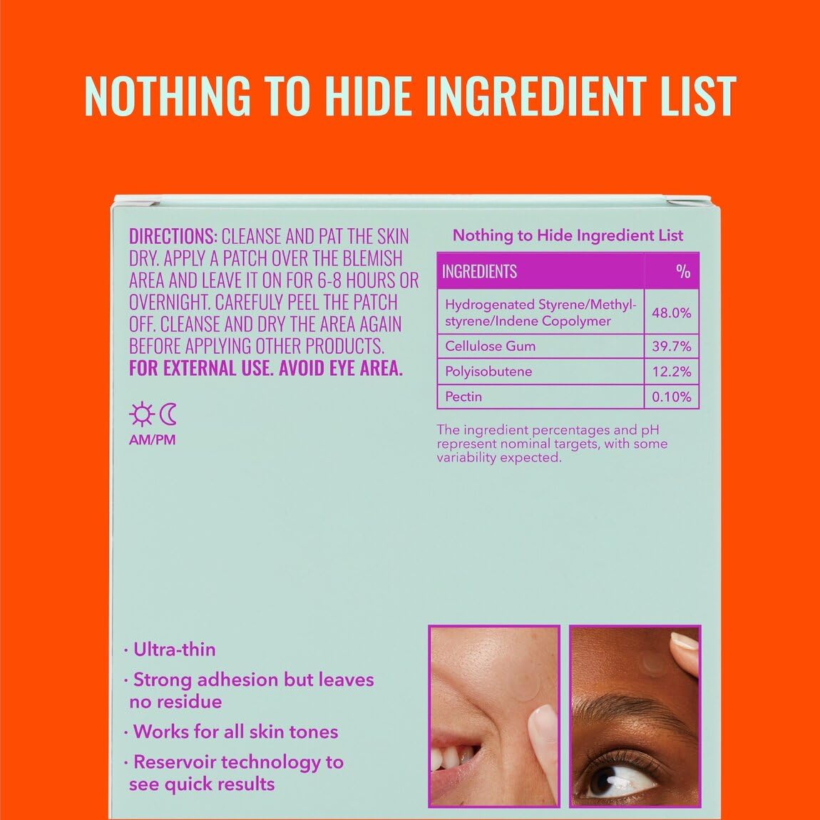 Good Molecules Pimple Patches, Hydrocolloid Patches for Face, 180 Count