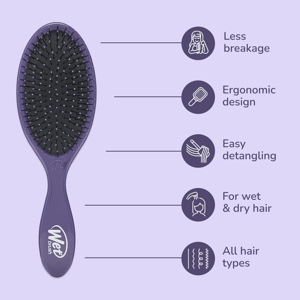 Wet Brush Original Detangler Hair Brush, Sky, For All Hair Textures