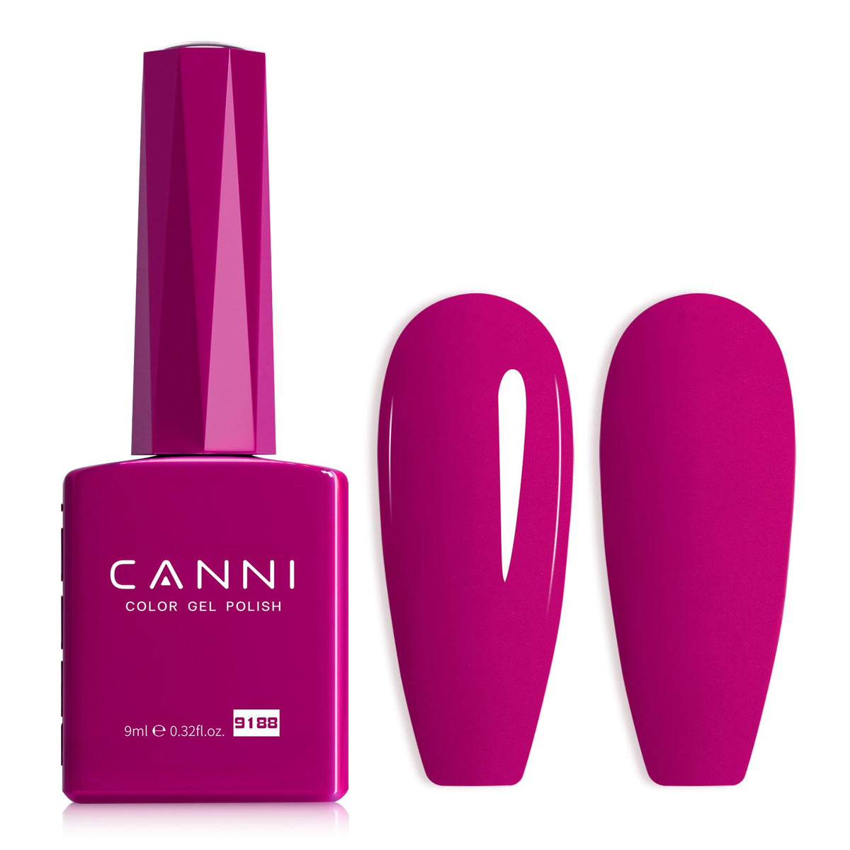 CANNI 9ml Light Yellow Green Gel Nail Polish High Gloss UV LED Soak Off Gel
