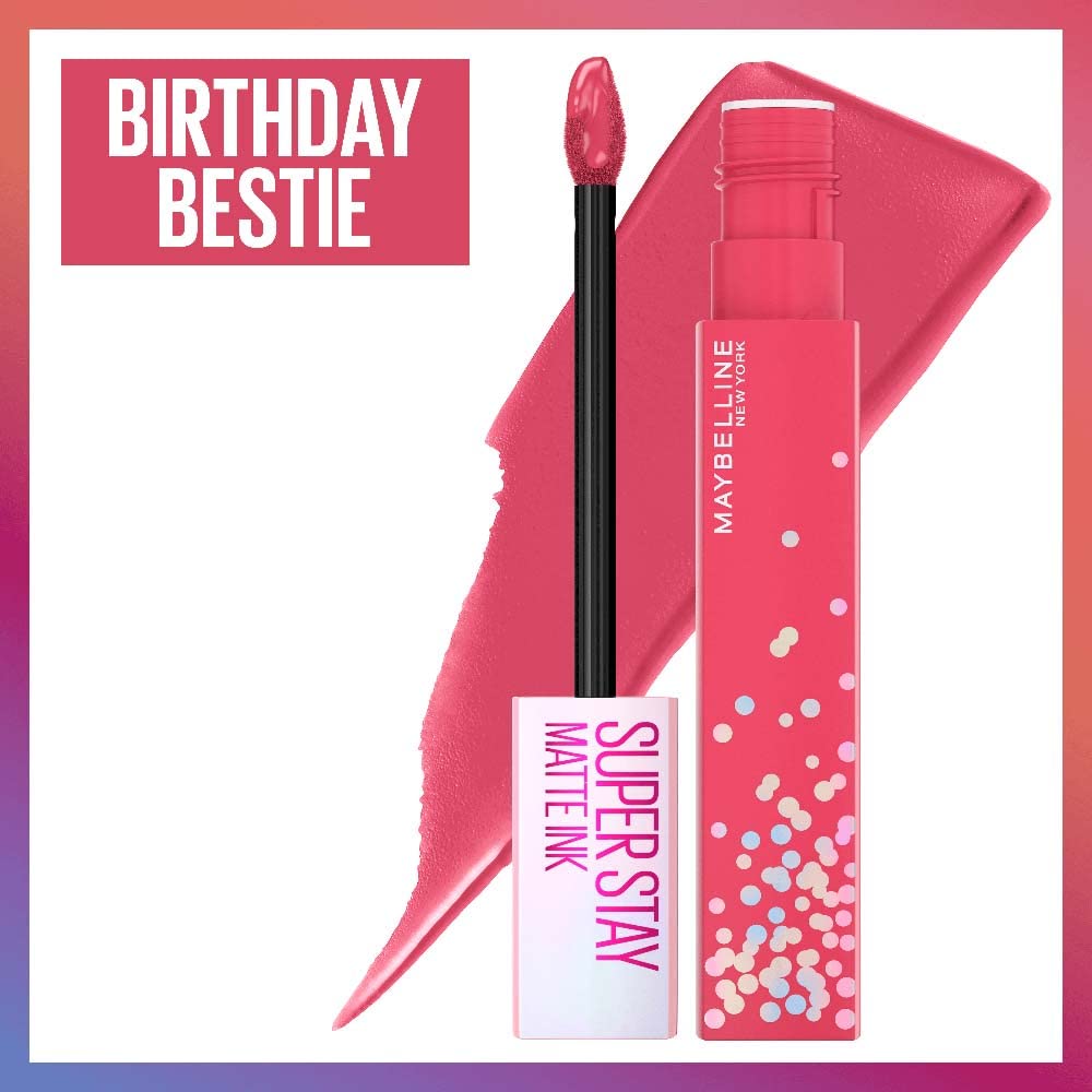 Maybelline Super Stay Matte Ink Liquid Lipstick Makeup, Exhilarator