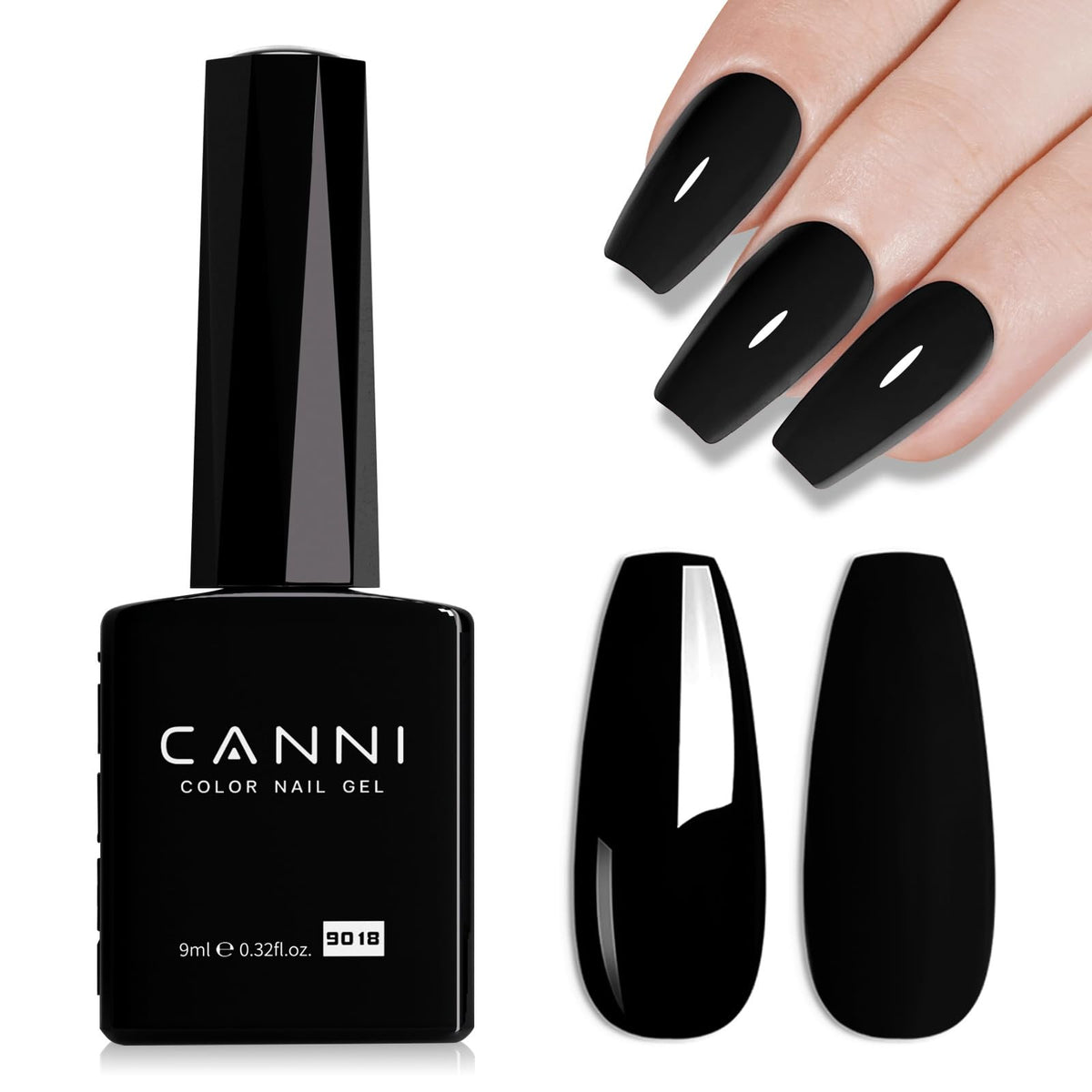 CANNI 9ml Light Yellow Green Gel Nail Polish High Gloss UV LED Soak Off Gel