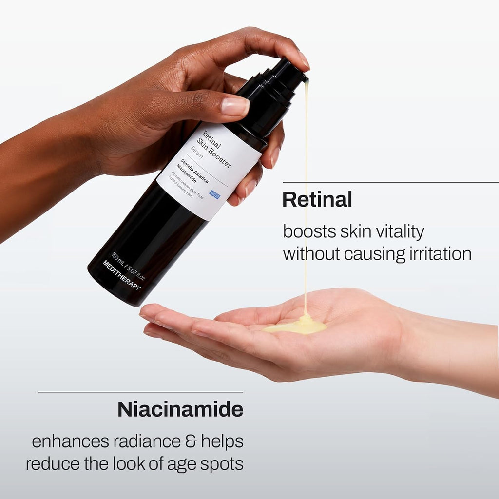 MEDITHERAPY Retinal Skin Booster Face&Body Serum for Uneven Skin 5.07 fl.oz