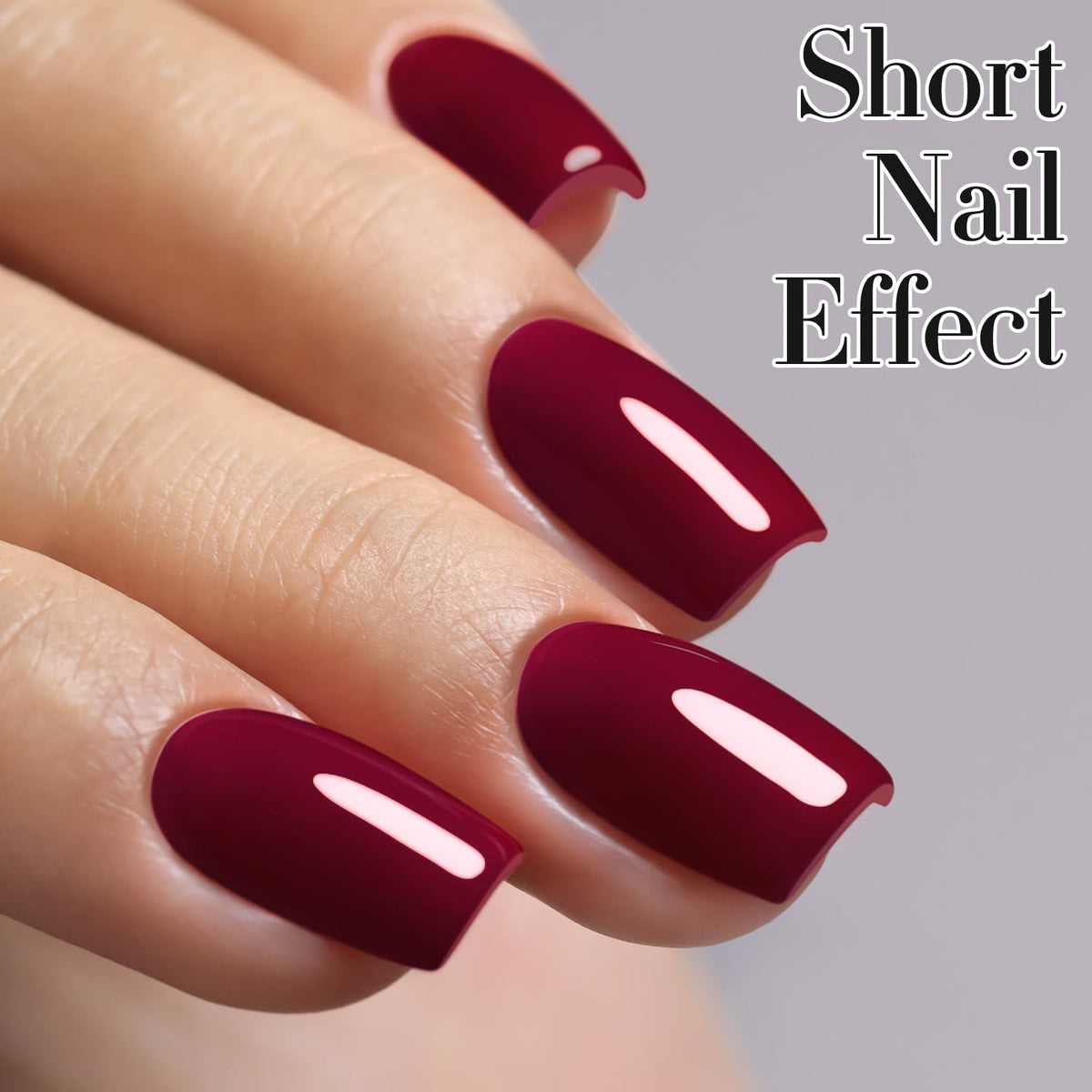 Double Rhythm 15ML Gel Nail Polish Pure Sheer Same Color Same Bottle Gel Polish Art Manicure Salon DIY at Home for Women (Milky White-A1075)