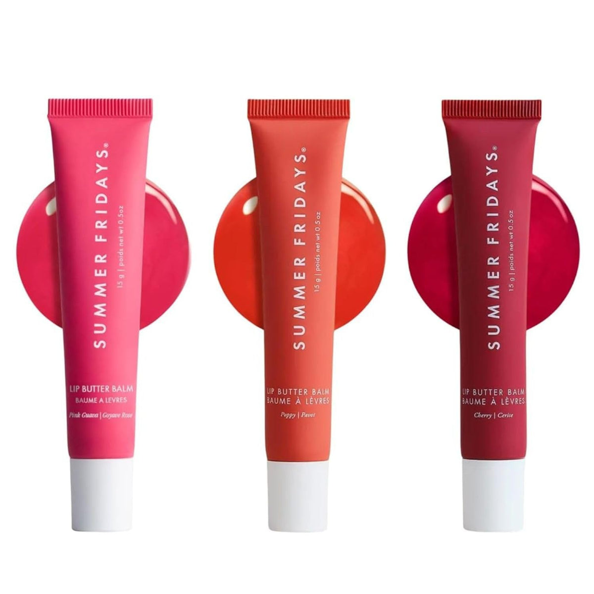 Summer Fridays Sweet Summer Minis Lip Balm Trio (0.35 Oz, 3 Ct)