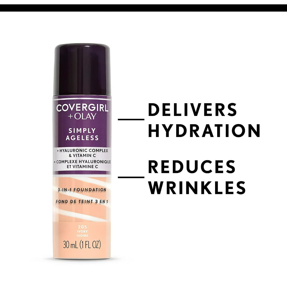 COVERGIRL Simply Ageless 3-in-1 Foundation - 275 Soft Sable