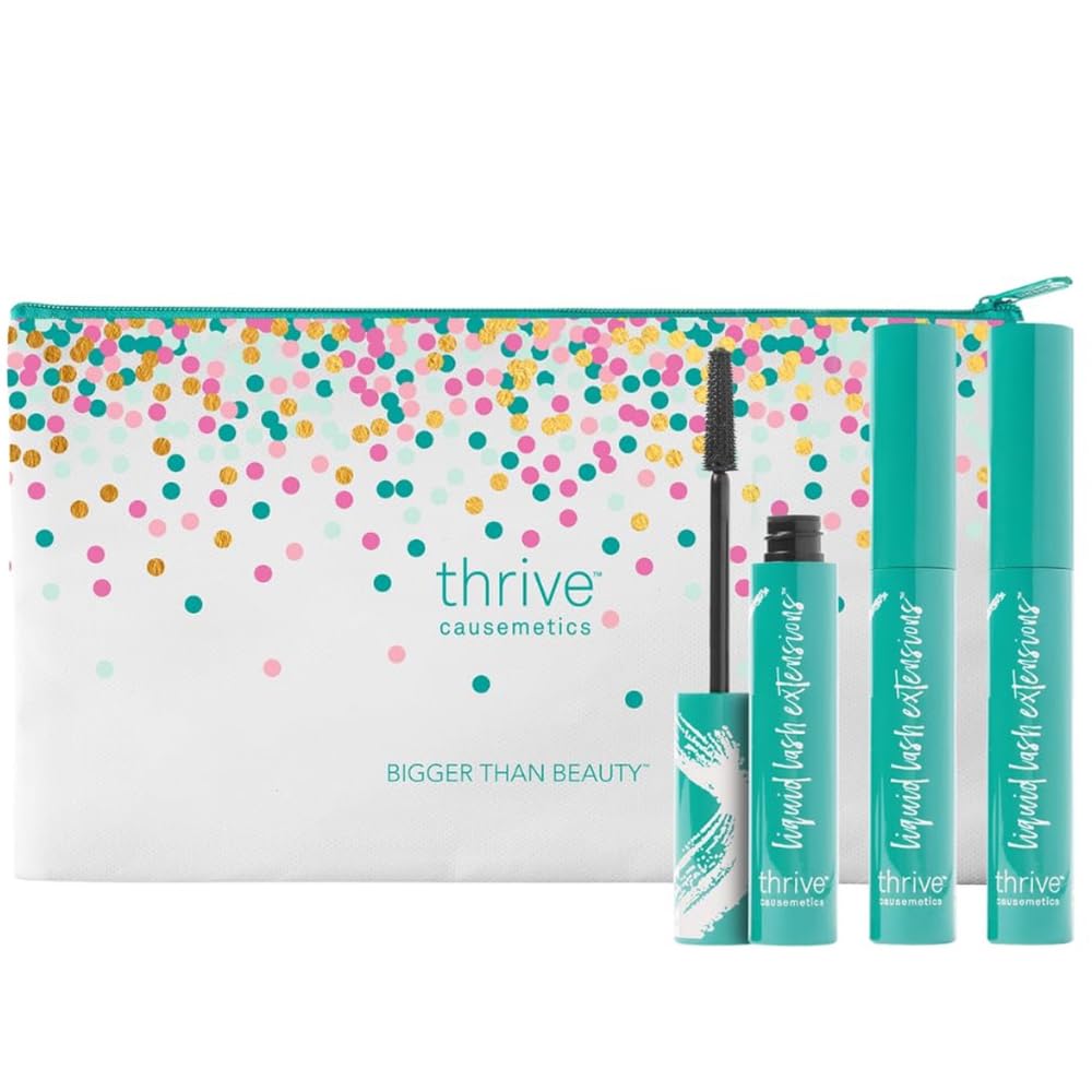 Thrive Causemetics Liquid Lash Extensions Mascara, Brown Black Shade