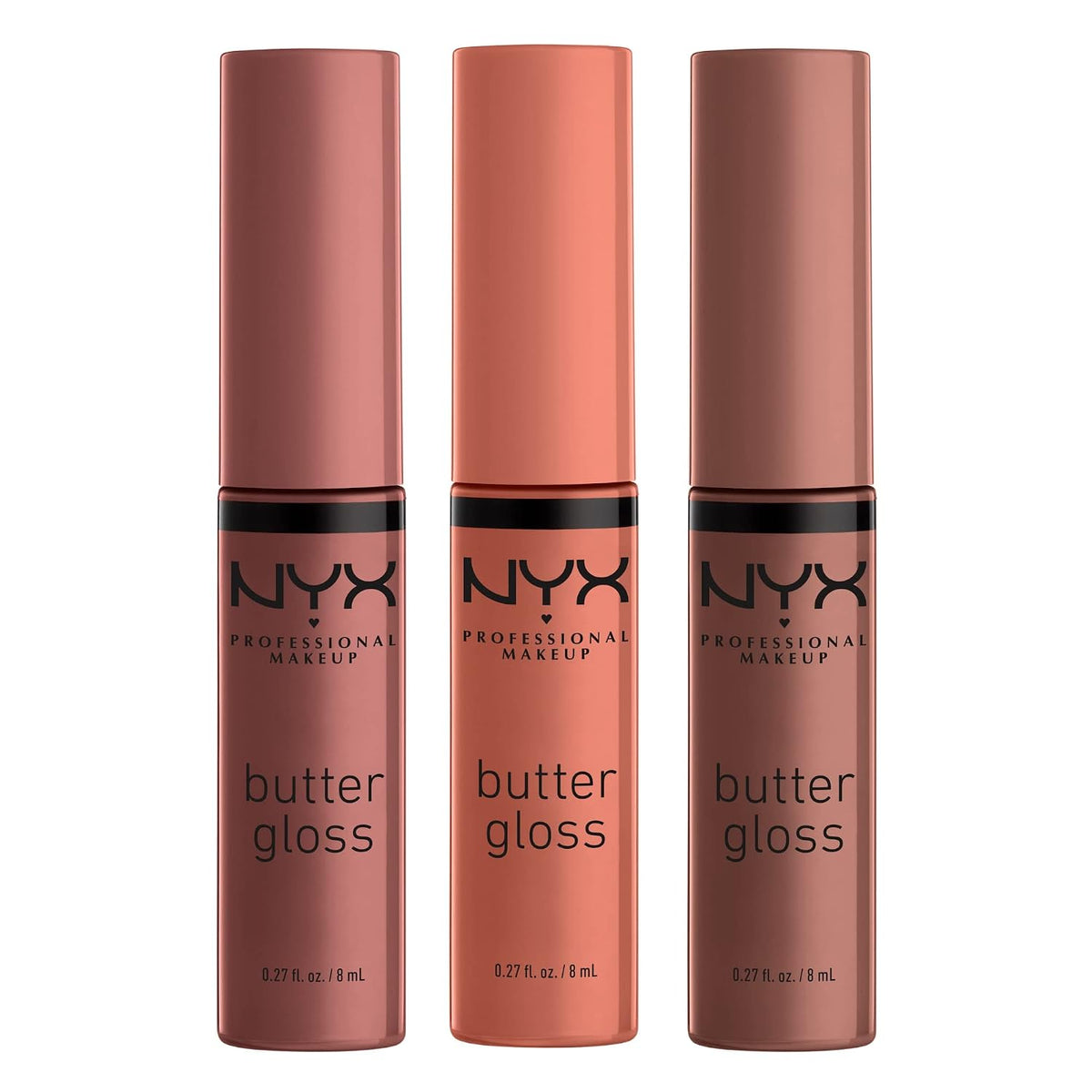 NYX PROFESSIONAL MAKEUP Butter Gloss, Non-Sticky Lip Gloss - Sugar Glass ,Clear