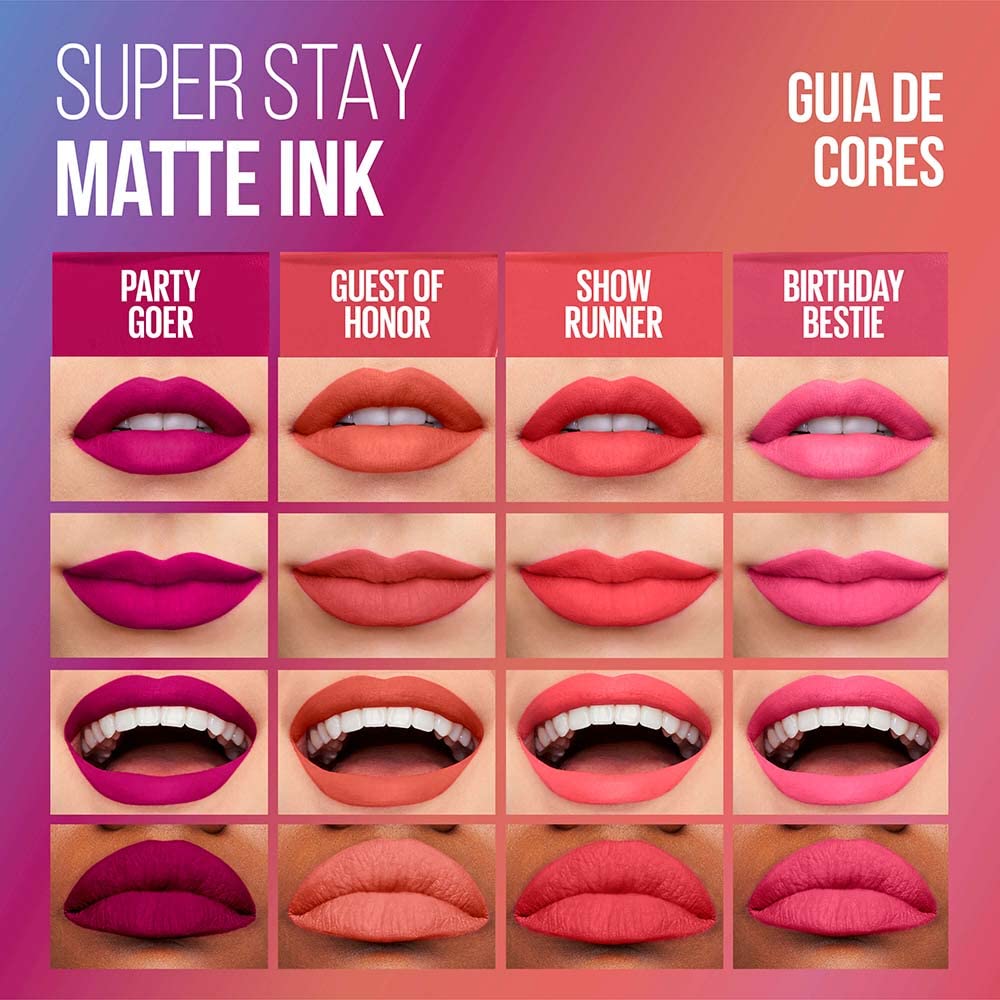 Maybelline Super Stay Matte Ink Liquid Lipstick Makeup, Exhilarator