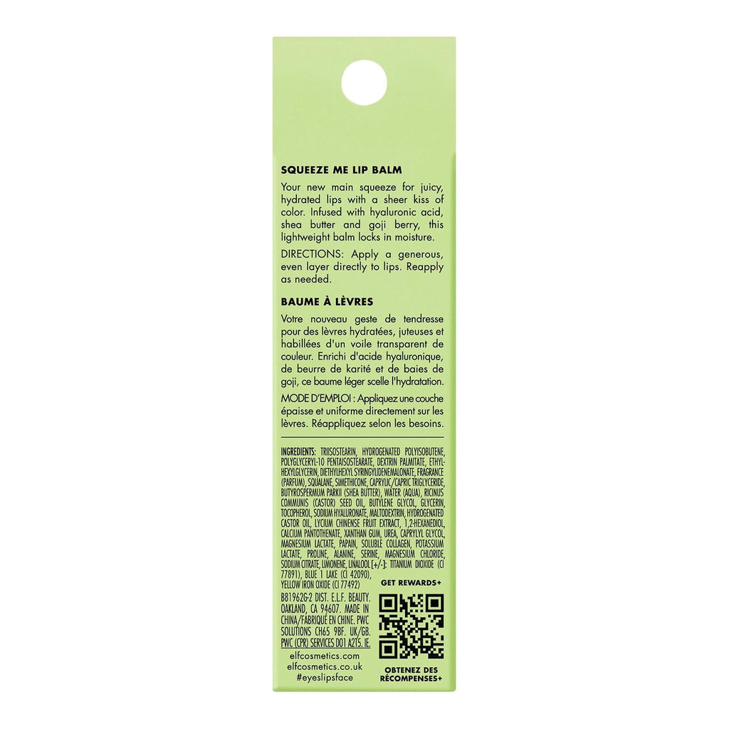 e.l.f. Squeeze Me Lip Balm, Strawberry