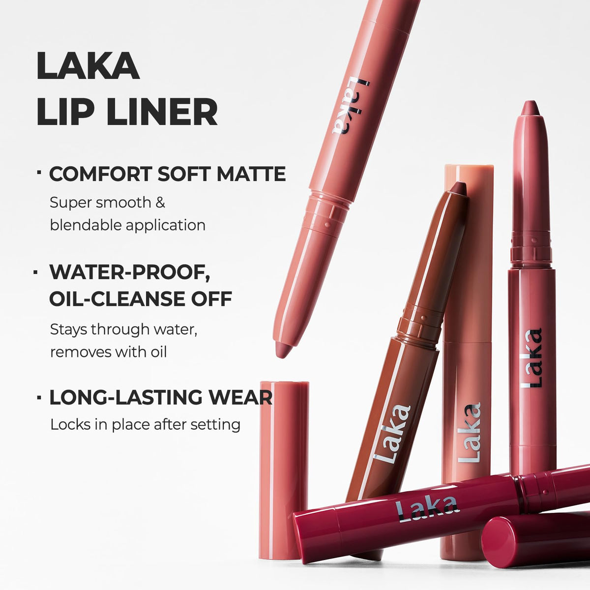 Laka Lip Liner - Creamy Matte Lip Contour | #02 Suede Pink