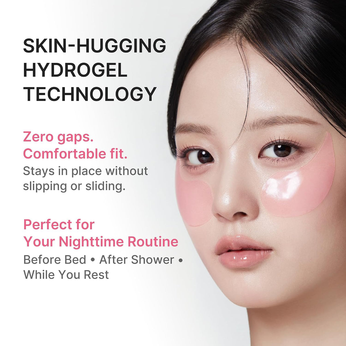 medicube Hydrogel Eye Patches with PDRN, Caffeine & Collagen (60 Counts)