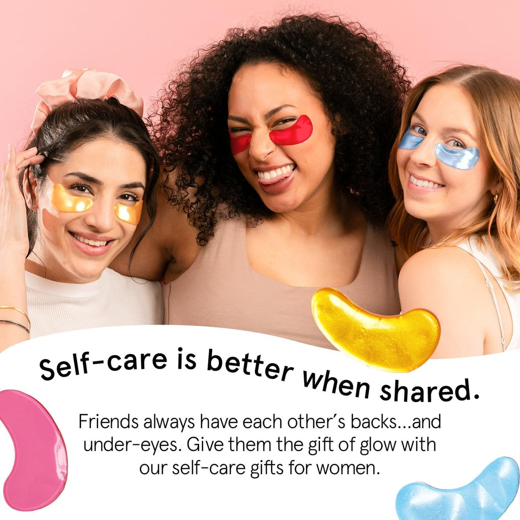 grace & stella Award Winning Eye Patches for Puffy Eyes - Birthday Gifts for Women - Under Eye Mask for Dark Circles and Undereye Bags - Gifts for Mom - Vegan Cruelty-Free Self Care (24 Pairs, Gold)