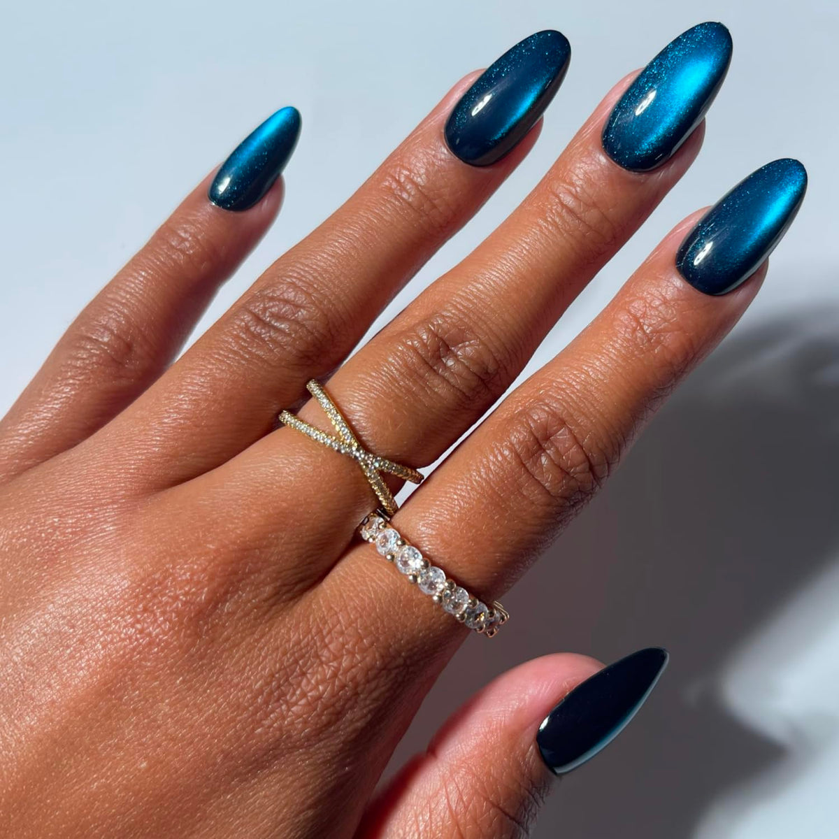 Glamnetic Halloween Press On Nails, Short Almond Glazed, October Nights