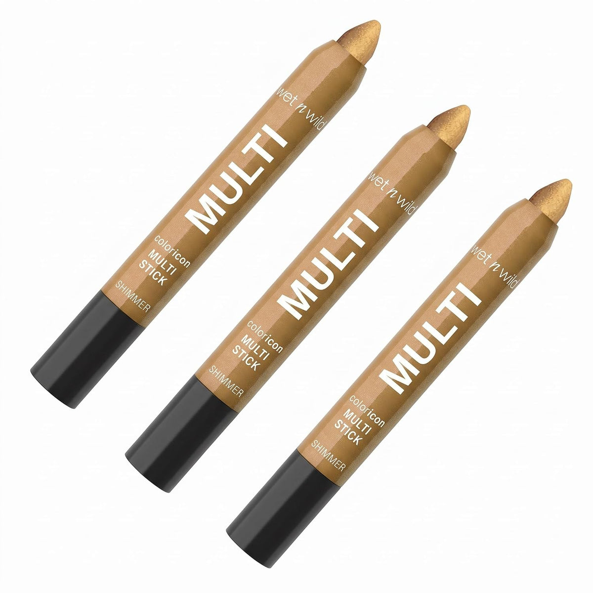 wet n wild Color Icon Cream Eyeliner Eyeshadow Multi-Stick, Moisturizing, Nourishing Velvety Cream-to-Powder Buildable & Blendable Formula, Cruelty-Free & Vegan - Brown Sugar