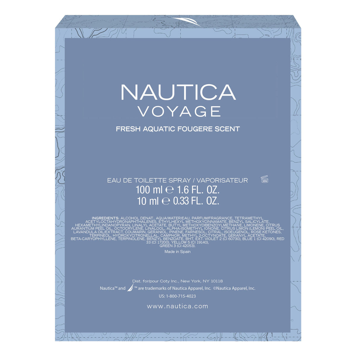 Nautica Voyage Intense Eau de Toilette, Men's Fragrance, 1.6 fl oz