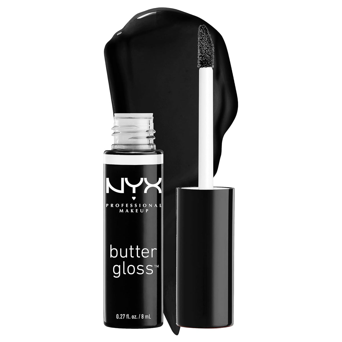 NYX PROFESSIONAL MAKEUP Butter Gloss, Non-Sticky Lip Gloss - Sugar Glass ,Clear