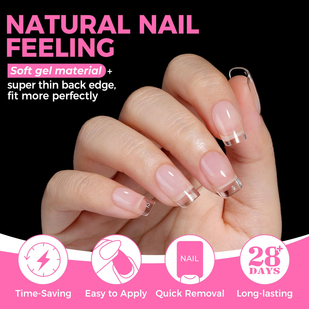 UNA GELLA 20ml*2PCS Nail Glue Remover for Press on, Multi-Functional Pinpoint Glue Remover Fast Removal Gentle Non-Acetone with Crystal Sticks for Nails Polish False Acrylic Nail Tips Home DIY