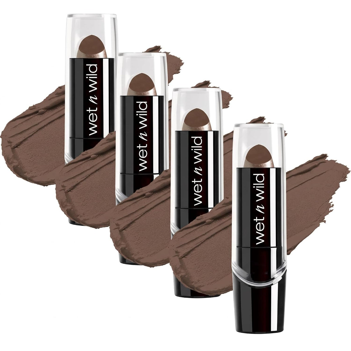 wet n wild Silk Finish Lipstick, Hydrating Rich Buildable Lip Color, Formulated with Vitamins A,E, & Macadamia for Ultimate Hydration, Cruelty-Free & Vegan - Dark Pink Frost