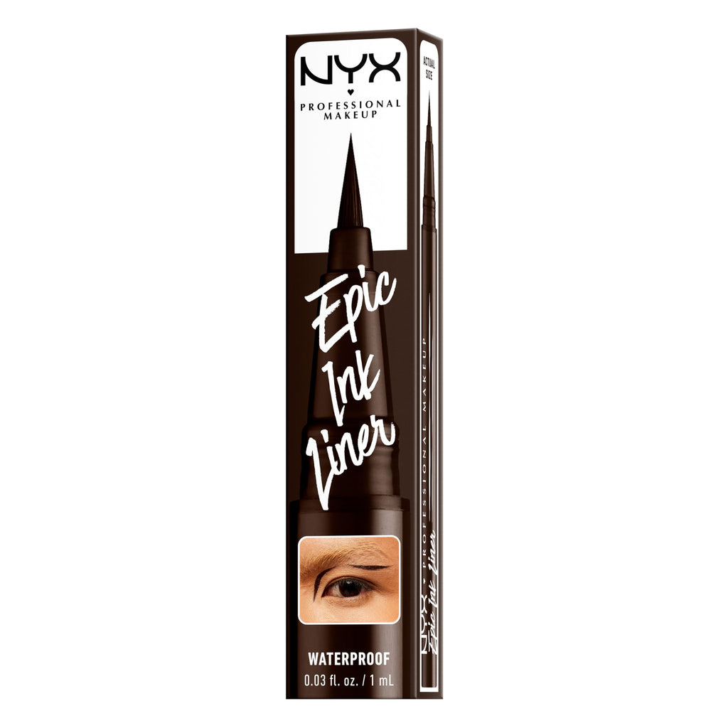 NYX PROFESSIONAL MAKEUP Epic Ink Eyeliner with Up To 24HR Wear, Black