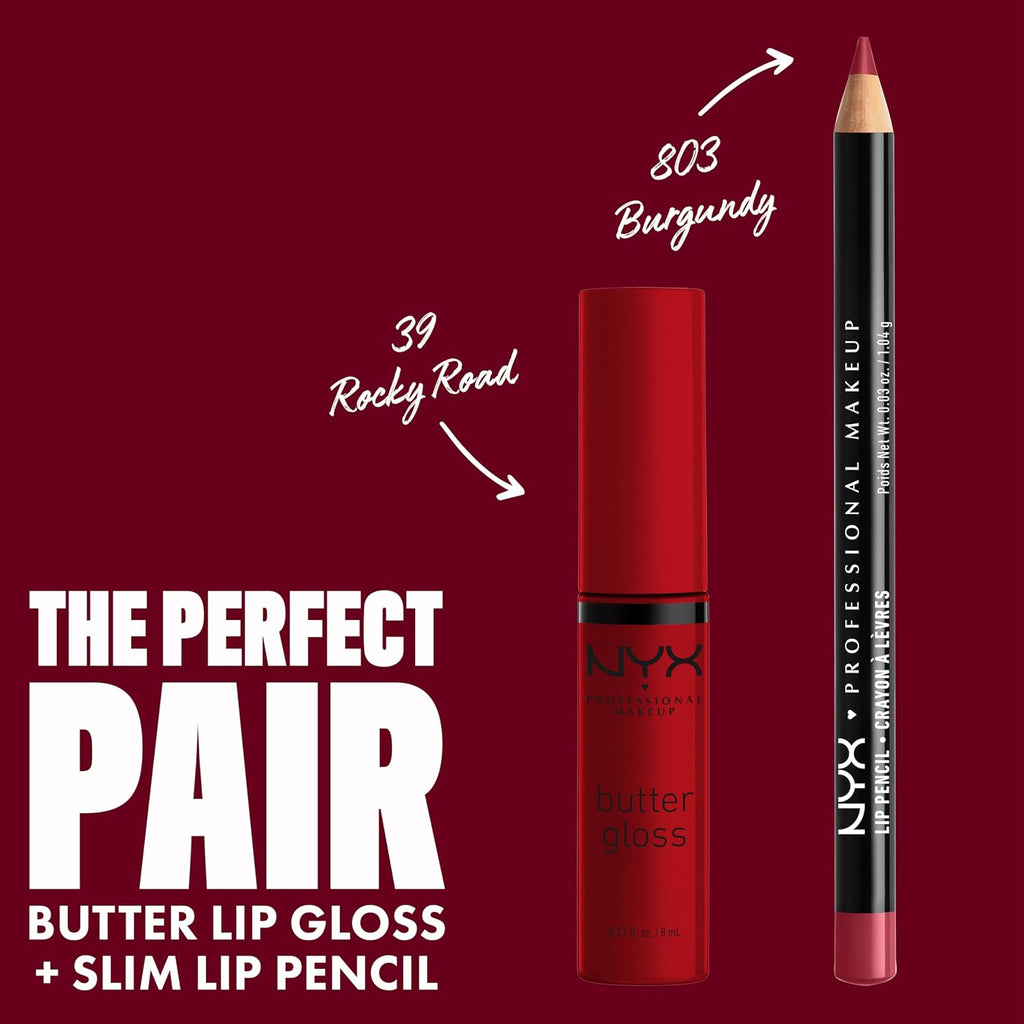 NYX PROFESSIONAL MAKEUP Butter Gloss, Non-Sticky Lip Gloss - Sugar Glass ,Clear