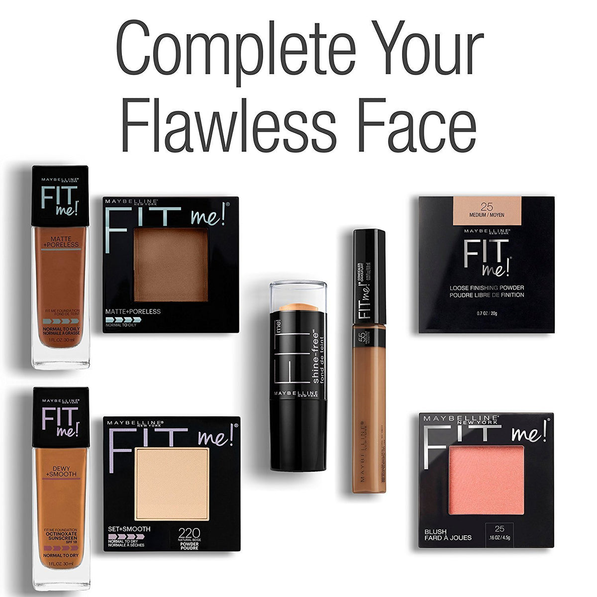Maybelline Fit Me Matte + Poreless Pressed Face Powder Makeup & Setting Powder, Natural Beige, 1 Count