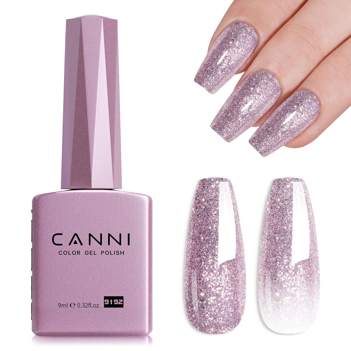 CANNI 9ml Light Yellow Green Gel Nail Polish High Gloss UV LED Soak Off Gel