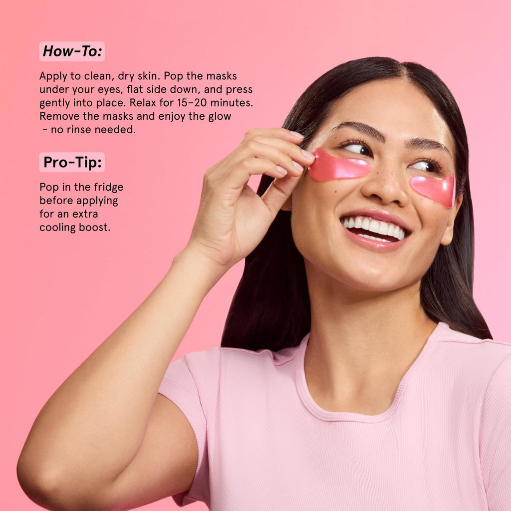 grace & stella Award Winning Eye Patches for Puffy Eyes - Birthday Gifts for Women - Under Eye Mask for Dark Circles and Undereye Bags - Gifts for Mom - Vegan Cruelty-Free Self Care (24 Pairs, Gold)