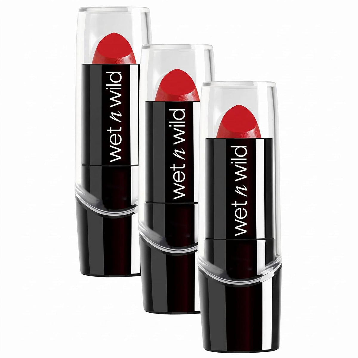 wet n wild Silk Finish Lipstick, Hydrating Rich Buildable Lip Color, Formulated with Vitamins A,E, & Macadamia for Ultimate Hydration, Cruelty-Free & Vegan - Dark Pink Frost