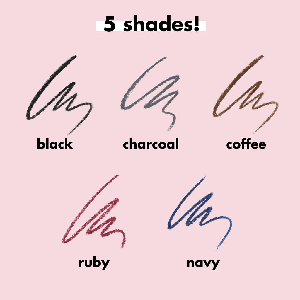 e.l.f. No Budge Retractable Eyeliner, Creamy, Ultra-Pigmented & Waterproof, Creates Bold & Defined Lines, Vegan & Cruelty-Free, Black
