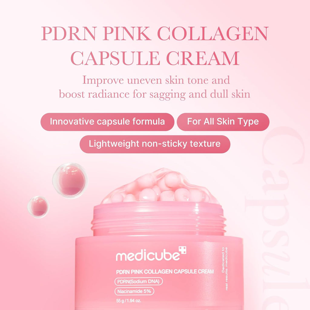 medicube Capsule Cream with Hyaluronic Acid for 120H Lasting Hydration