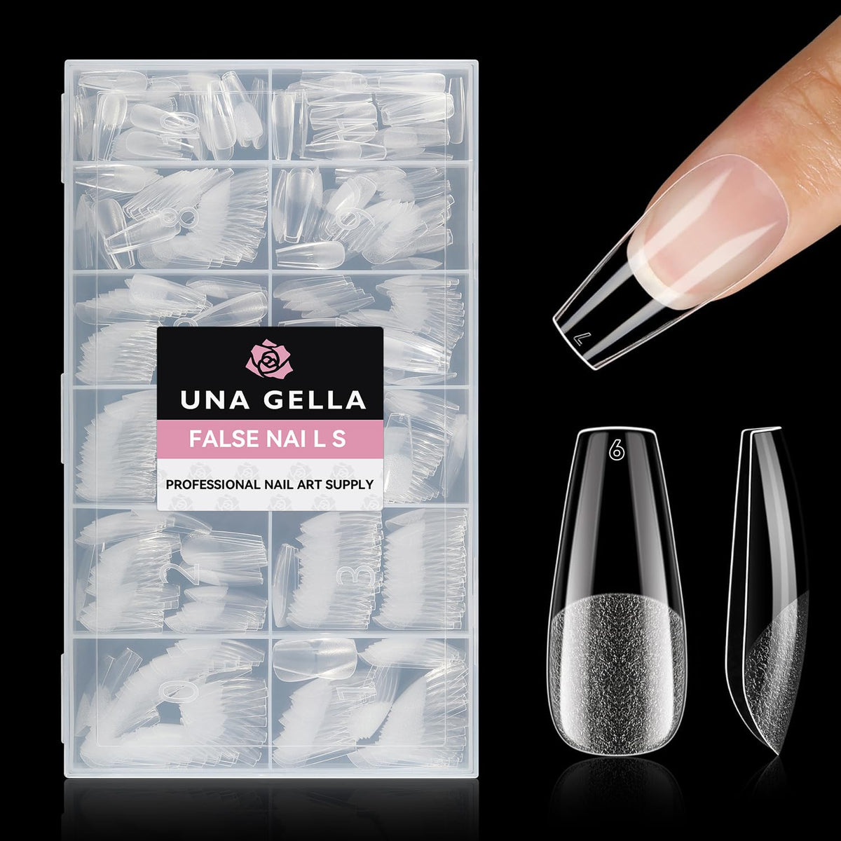 UNA GELLA 20ml*2PCS Nail Glue Remover for Press on, Multi-Functional Pinpoint Glue Remover Fast Removal Gentle Non-Acetone with Crystal Sticks for Nails Polish False Acrylic Nail Tips Home DIY