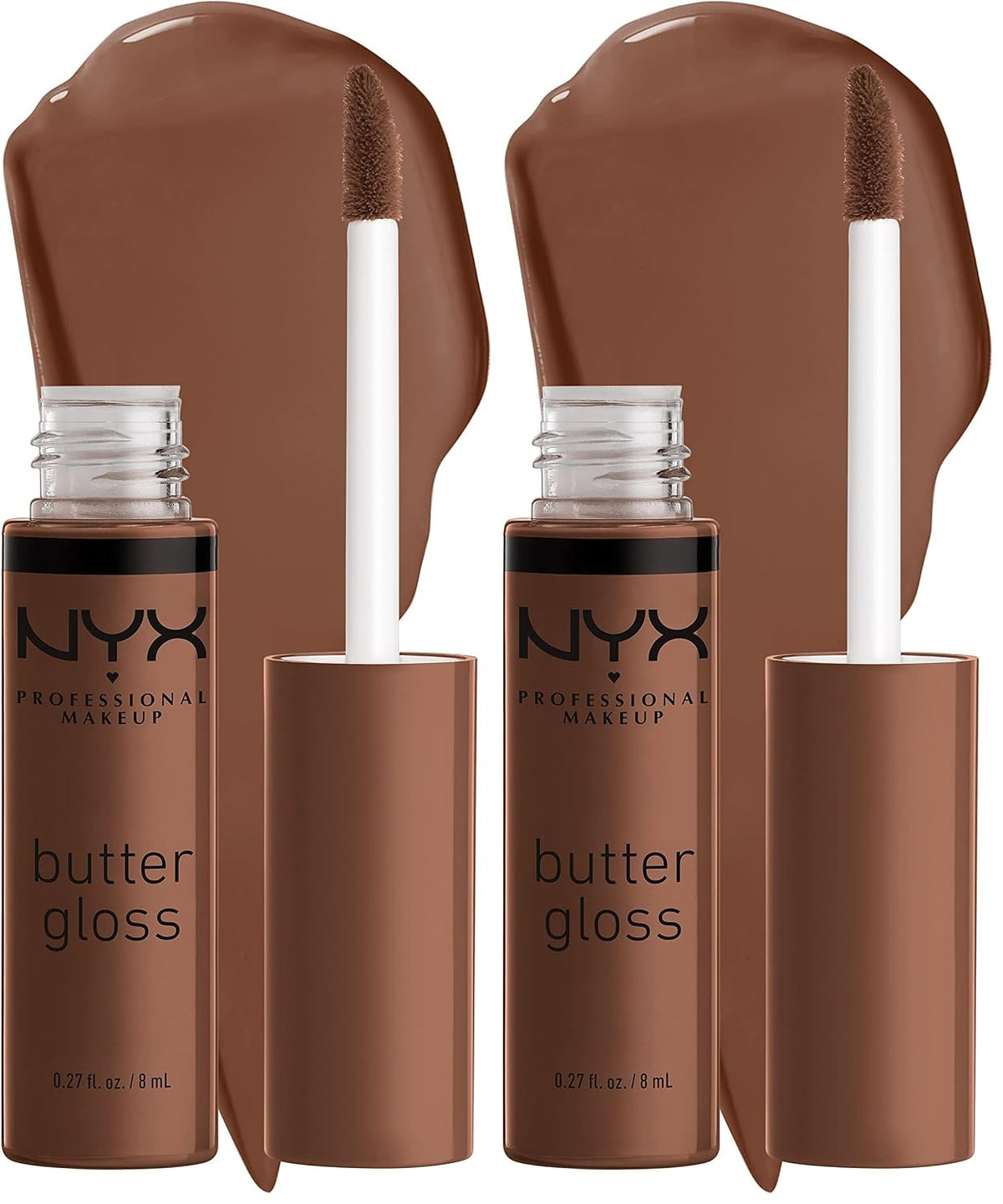 NYX PROFESSIONAL MAKEUP Butter Gloss, Non-Sticky Lip Gloss - Sugar Glass ,Clear