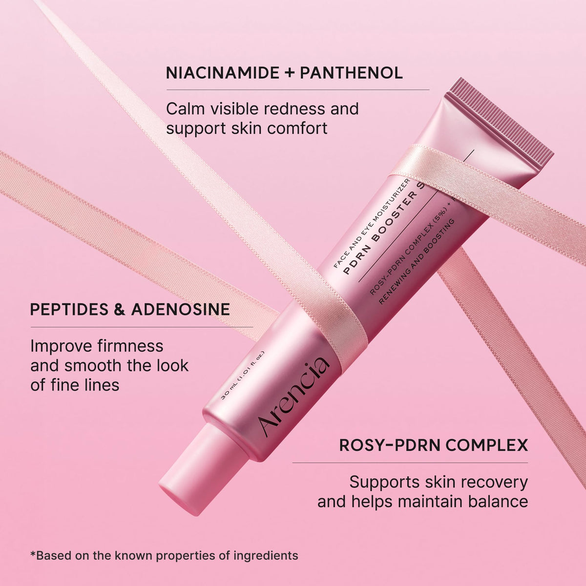 Arencia TXA Booster Shot Serum with 5% Tranexamic Acid & Peptides, Skin Tone Balancing & Hydration Support, Lightweight Daily Skincare, 30 mL / 1.01 fl. oz.
