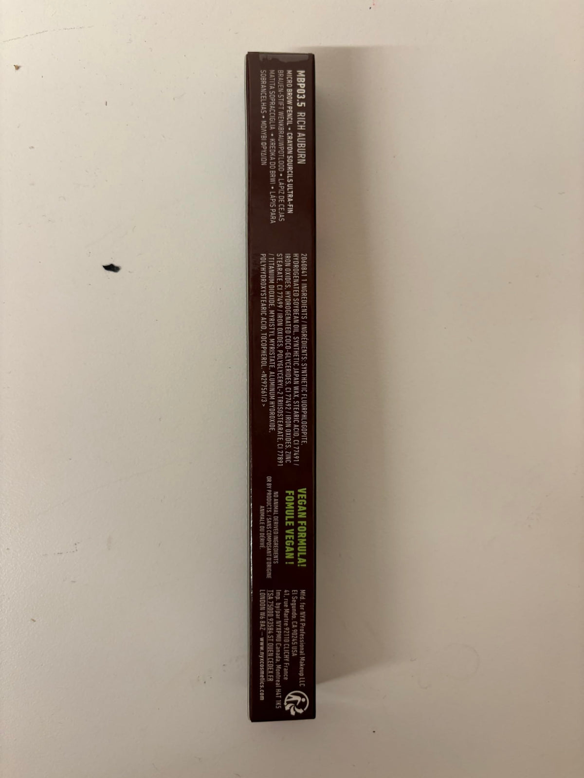 NYX PROFESSIONAL MAKEUP Micro Brow Pencil, Precise Eyebrow Pencil - Ash Brown