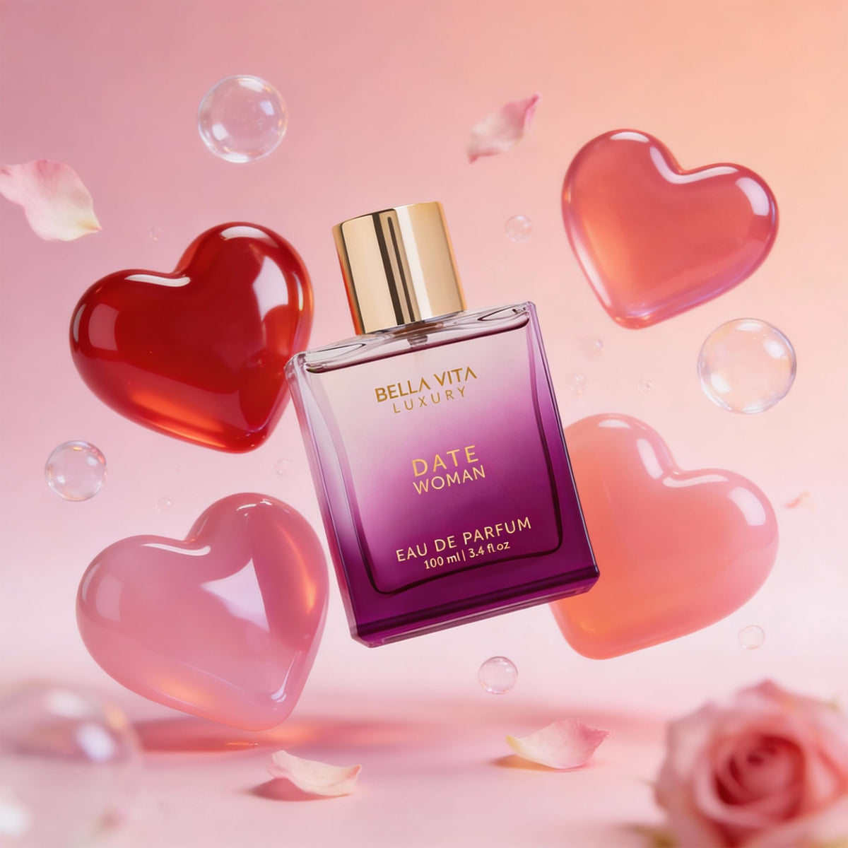 Bellavita Luxury Honey Oud Eau de Parfum | 100 ml (3.4 fl.oz.) | Perfume for Men and Women | Sweet Honey, Bergamot, Oud, and Amber Notes
