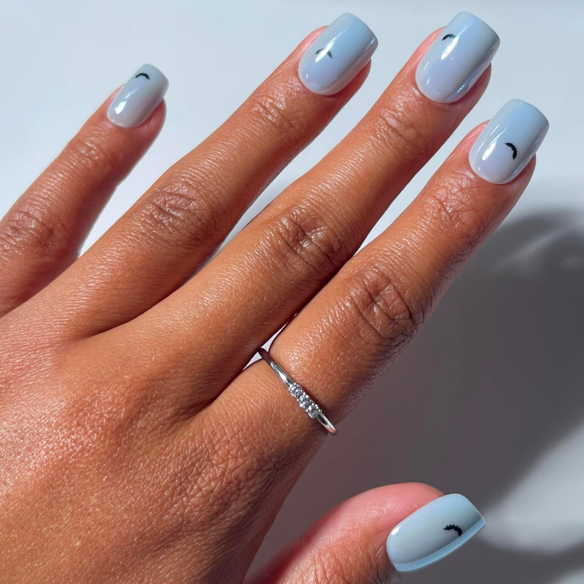 Glamnetic Halloween Press On Nails, Short Almond Glazed, October Nights