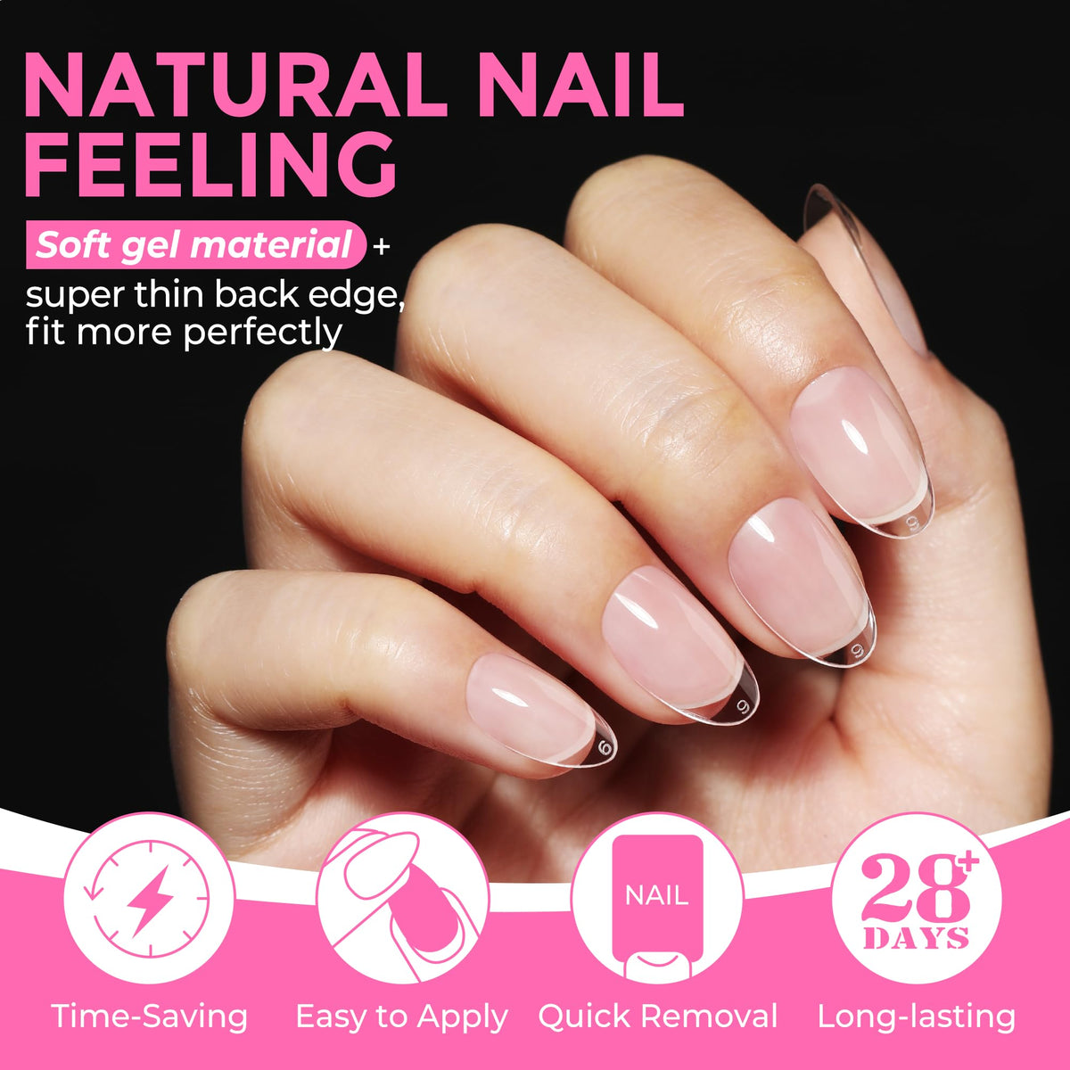 UNA GELLA 20ml*2PCS Nail Glue Remover for Press on, Multi-Functional Pinpoint Glue Remover Fast Removal Gentle Non-Acetone with Crystal Sticks for Nails Polish False Acrylic Nail Tips Home DIY