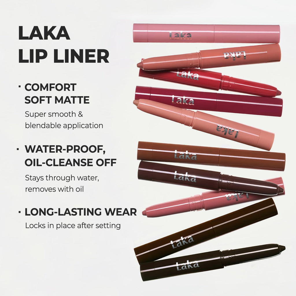 Laka Lip Liner - Creamy Matte Lip Contour | #02 Suede Pink
