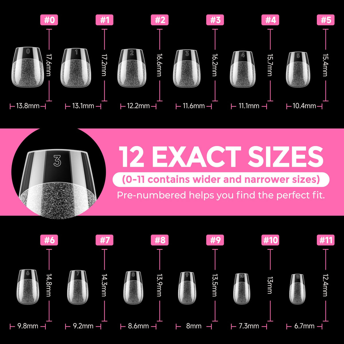 UNA GELLA 20ml*2PCS Nail Glue Remover for Press on, Multi-Functional Pinpoint Glue Remover Fast Removal Gentle Non-Acetone with Crystal Sticks for Nails Polish False Acrylic Nail Tips Home DIY